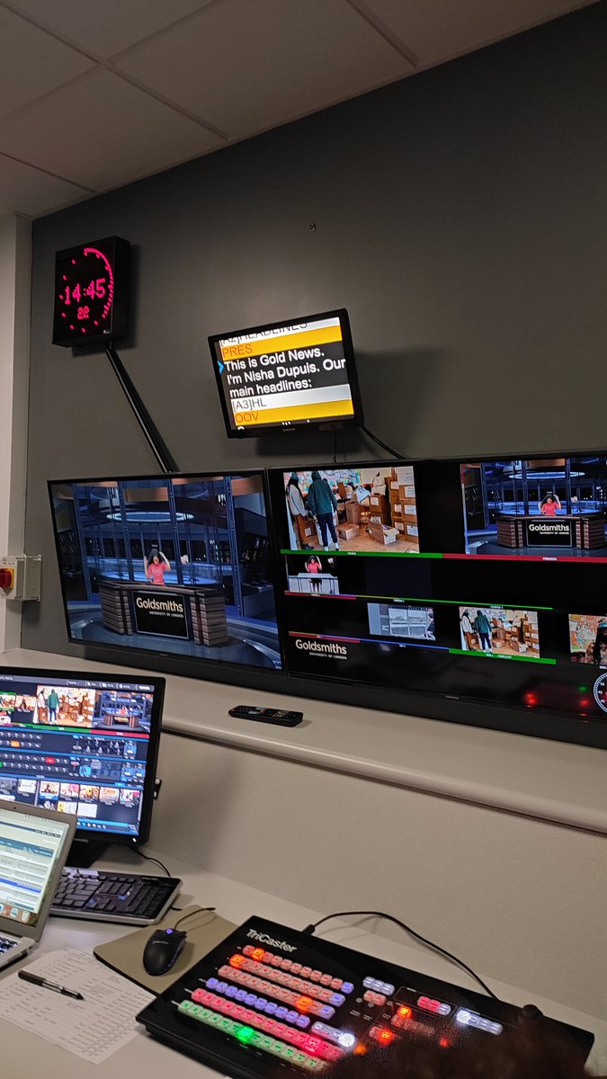 Rehearsals before we go live!