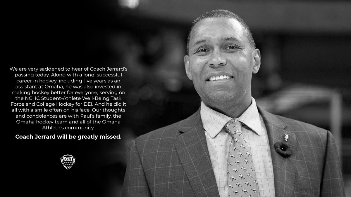 The NCHC (@thenchc) on Twitter photo Rest in peace, Coach 🙏 Rest in peace, Coach 🙏