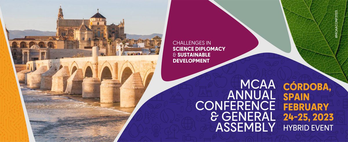 Mariecurie_alum's tweet image. The MCAA Annual Conference is coming up this week!

Join us at the 2023 MCAA Annual Conference, on “Challenges in Science Diplomacy and Sustainable Development,” which will take place in Cordoba, Spain, on 24th and 25th February 2023.

Reigster here: mariecuriealumni.eu/conference-2023