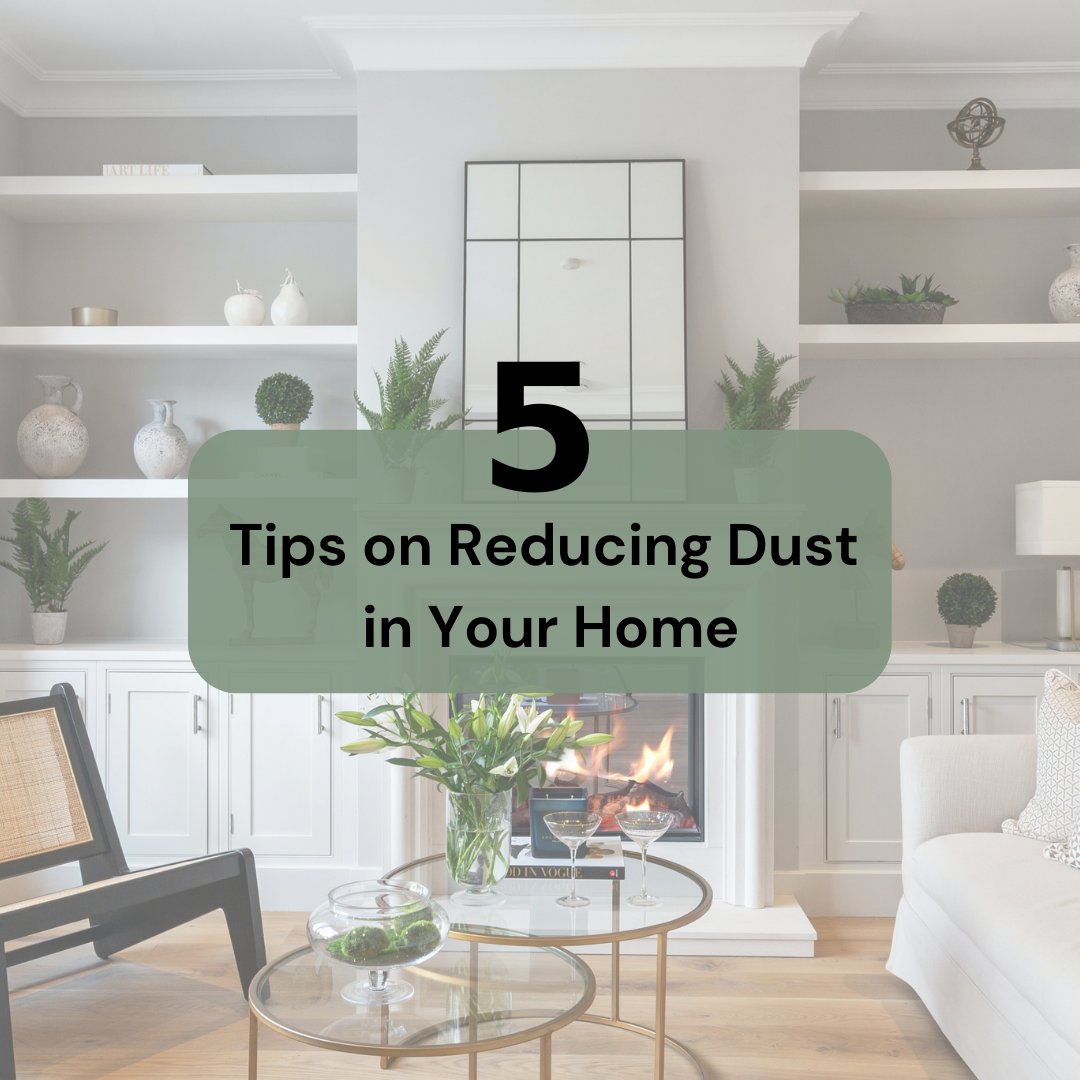 summerchick's tweet photo. Here are some ways to reduce the dust in your home:

1. Change the bedding often.
2. Sweep and mop the floors regularly and wash the dustpan and brush.
3. A dehumidifier reduces dust mites.
4. Install roller blinds to reduce the amount of dust.
5. Use a microfiber cloth. https://t.co/a3SXIOKftQ
