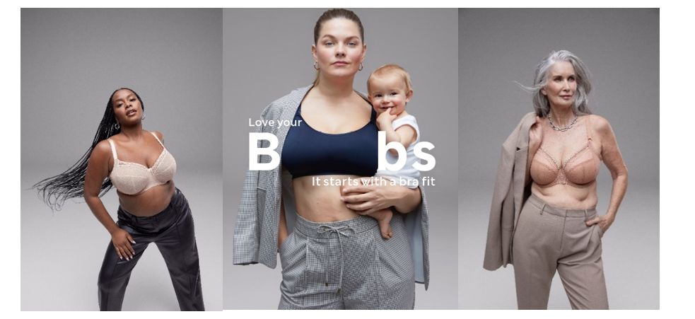 M&S News on X: 4 in 10 women are unsure about their bra size. Our 'Love  your Boobs, it starts with a bra fit' campaign aims to change that and  celebrate the