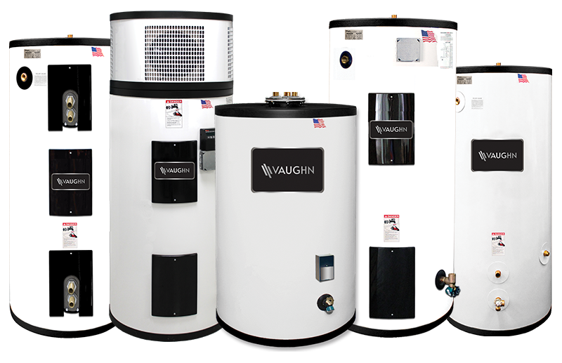 Our water heaters have a sleek, new look. What do you think?

It features our updated Vaughn branding, but has the same superior quality you've been trusting since 1961.