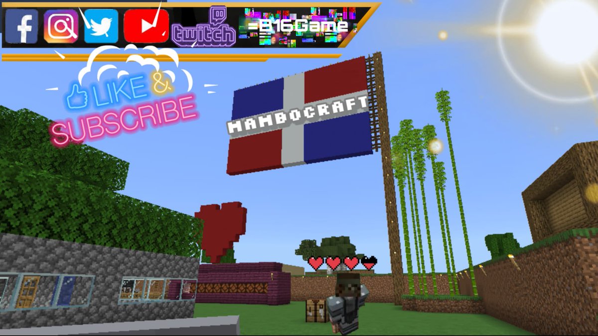 B16Game's tweet photo. Hoy sigue el mambo en nuestra serie #mambocraft #cap13 x motivos personales empezaremos un poco + tarde entre las 20h y 21h🇪🇦 no te lo pierdas y ven animarnos para que el directo dure más te estaremos esperando en #twitch jugando #maincraft
https://t.co/FAl37X9AE0 https://t.co/wff2HQW0jM