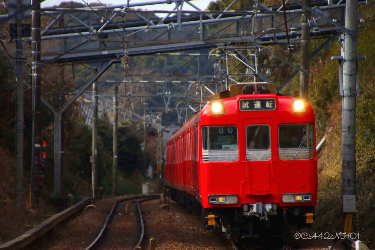 CA42NH01's tweet image. #試運転 #testrun 
#名古屋鉄道 #名鉄 #100系 #111F #試運転 

 📷2023/02/06