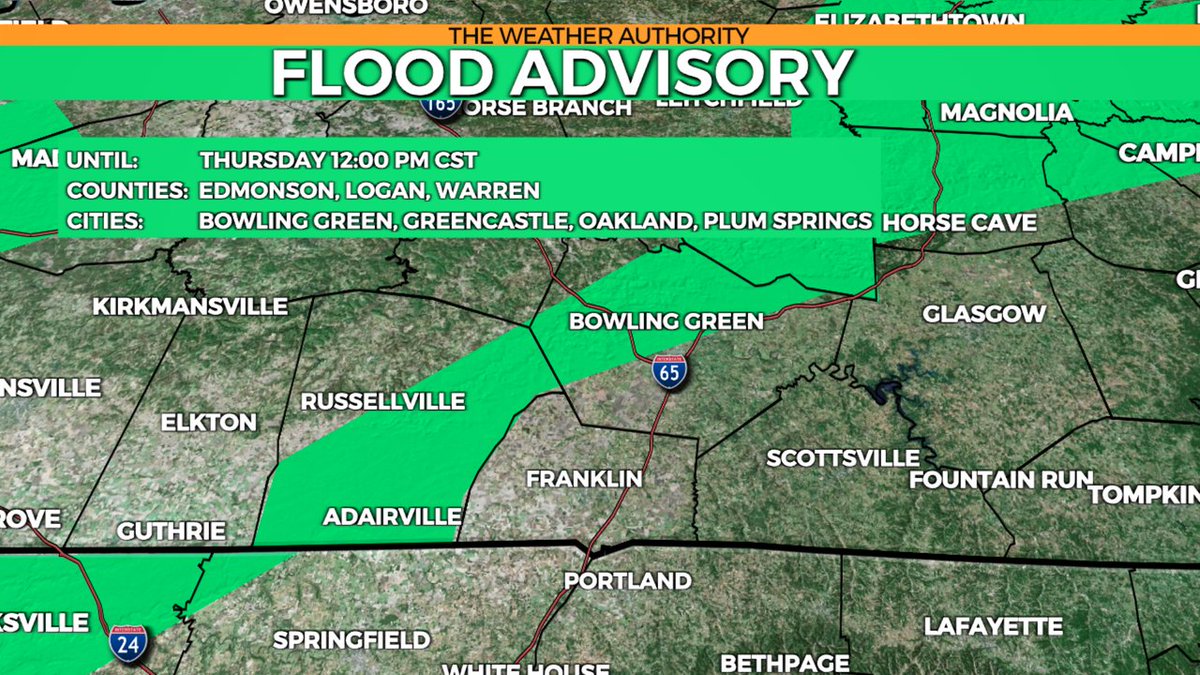 Brent Evers🎃le on Twitter "RT WKRN WEATHER ALERT Flood Advisory for
