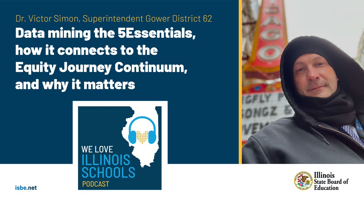 Illinois State Board of Education (@isbenews) on Twitter photo "My advice for admins? Dig in!" That's what Dr. Victor Simon says about the 5Essentials culture and climate survey, happening now through March 24 in schools across Illinois. Hear how he uses it as superintendent of Gower SD 62 <a href="/GowerTweet/">Gower School District 62</a> buzzsprout.com/455002/1207029… "My advice for admins? Dig in!" That's what Dr. Victor Simon says about the 5Essentials culture and climate survey, happening now through March 24 in schools across Illinois. Hear how he uses it as superintendent of Gower SD 62 <a href="/GowerTweet/">Gower School District 62</a> buzzsprout.com/455002/1207029…