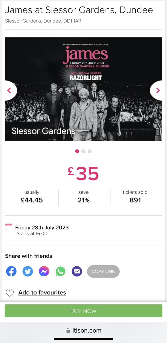 scottWe18639926's tweet photo. Ripoff @ticketmaster why is itison selling James tickets cheaper then yourselves prior to general release tomorrow. Just cost me extra £40 because I used the presale on Wednesday #wearejames #notforfans https://t.co/GbNhwZdexL