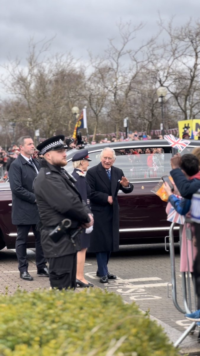 What a moment welcoming His Majesty King Charles III to #miltonkeynes 🫶🏼