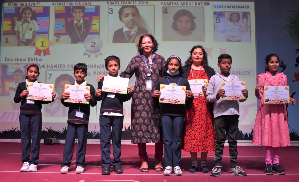 ShiningStarSchl's tweet photo. Library Lover's Day was celebrated by SSIS for grades 3-12 on 14th February. Students discussed their favourite books and great authors during the special assembly. The top 10 Raz-Kids readers were also announced. Principal Mrs. @AbhilashaTochi  congratulated all participants https://t.co/lQF98RIRC0
