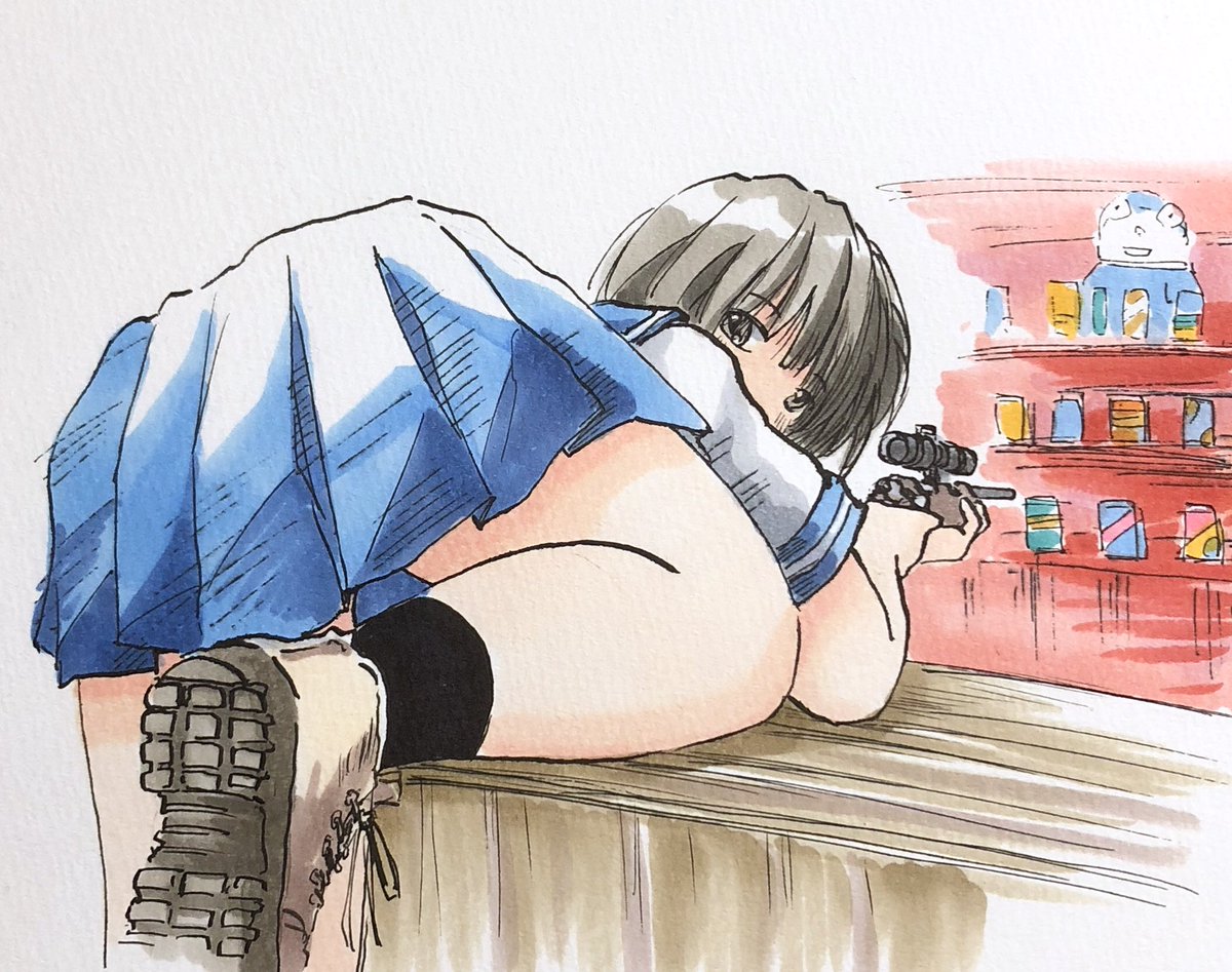 「#太ももは太いから太ももっていうんだよ太ももにはロマンがある(ΦωΦ) 」|まるも☆『きゃぴ』Kindle版発売中！のイラスト