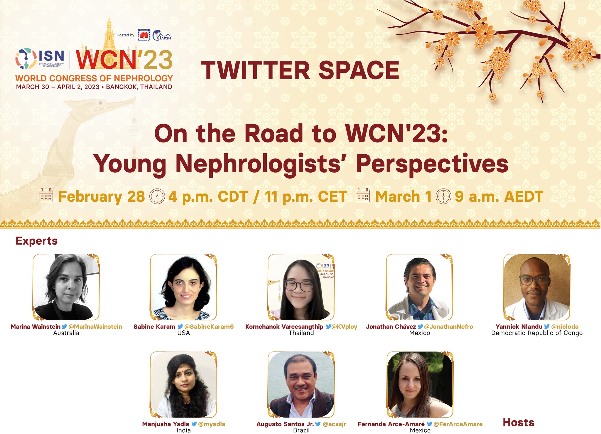 ISN World Congress of Nephrology on Twitter "𝗦𝗔𝗩𝗘 𝗧𝗛𝗘 𝗗𝗔𝗧𝗘 for the