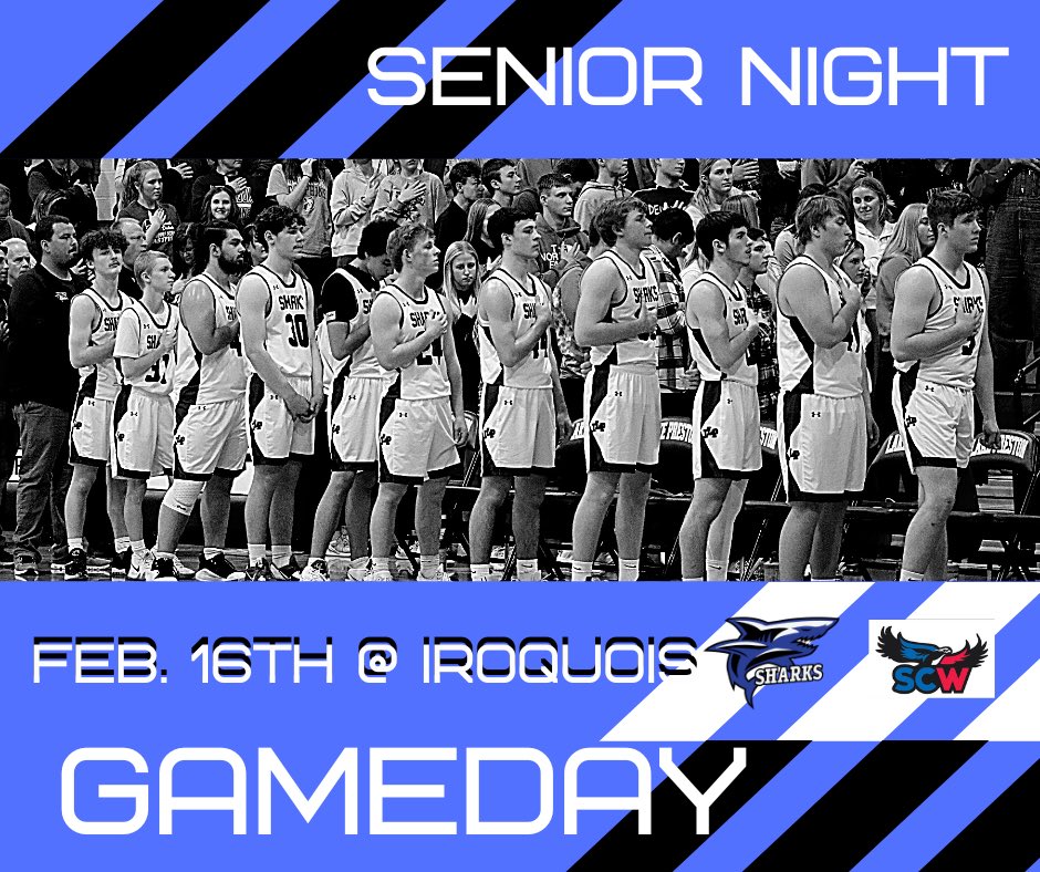 Senior night for the Sharks!!