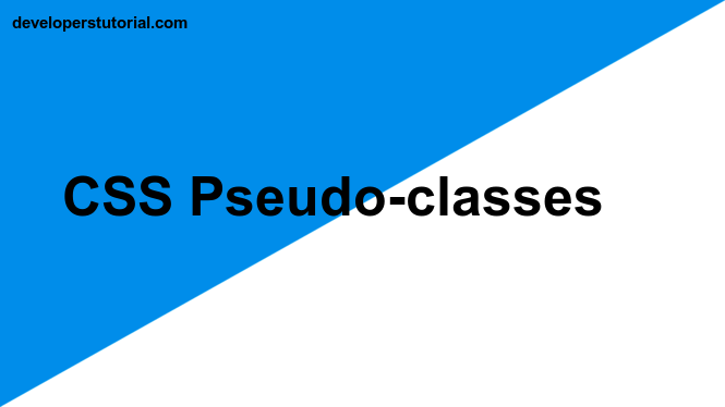 DevelopersTuto's tweet photo. The CSS pseudo-class selector matches components on the basis of an additional condition and is not necessarily specified by the document tree
Website- https://t.co/522lfPWlzl
#css #developerstutorial #forms #100daysofcode #codebasics #programming #htmlforms #onlinetutorials https://t.co/8djJlwmmgw