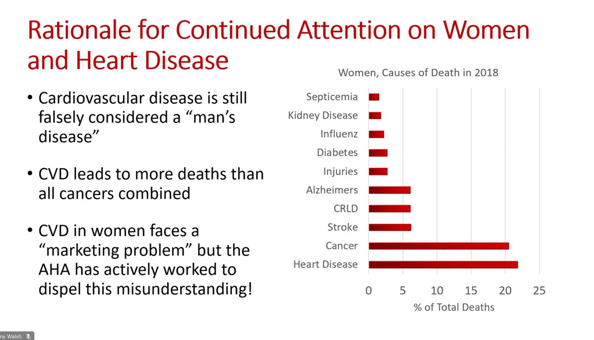 @MCarnethon (recent @NorthwesternU women award winner!) presenting at the @AmericanHeartIL board on cardiovascular disease in women. @LisaAtAHA @avolgman #heartdiseaseinwomen #WomenInMedicine @American_Heart