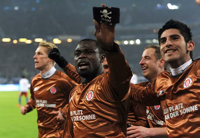 #OnThisDay in 2011 - #FCSP win the Stadtderby against HSV for the first time since 1977 with a goal from Gerald Asamoah 🤍🤎

📸 Marcus Brandt