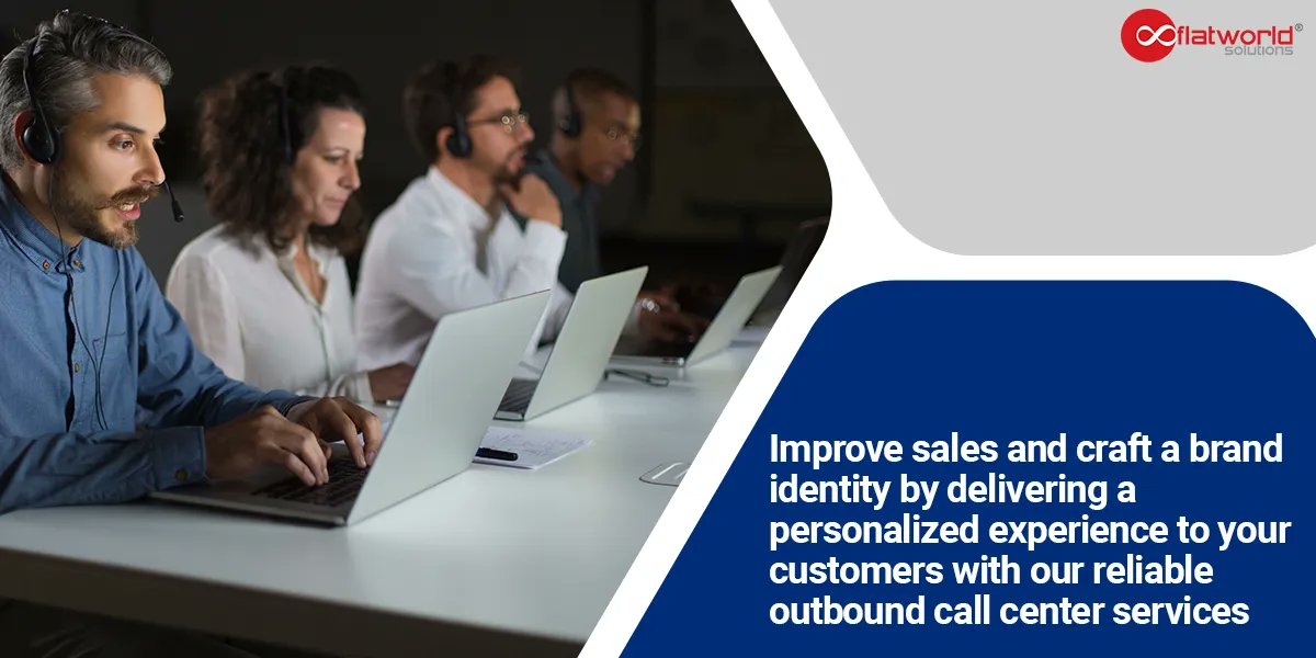 flatworldsols's tweet image. Improve your customer retention rates and acquire new customers by facilitating an enhanced and personalized connection with outbound call center services by Flatworld Solutions.
Find out more at: bit.ly/3lKOJXK

#callcenter #callcenters #callcentersolution
