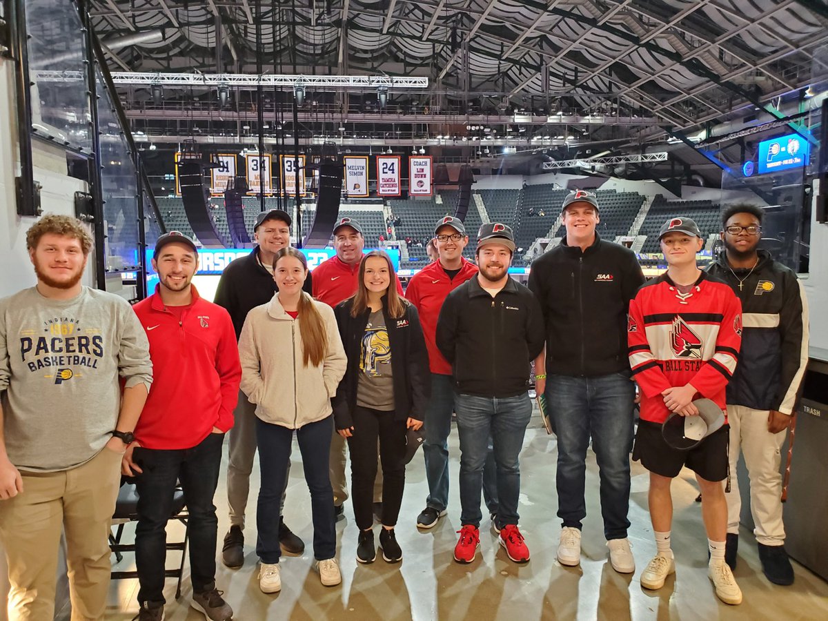 BallState_SAA's tweet photo. Executive Board Trip •2023• 
Special thank you to the @Pacers for having us! https://t.co/OBFlU74V9T