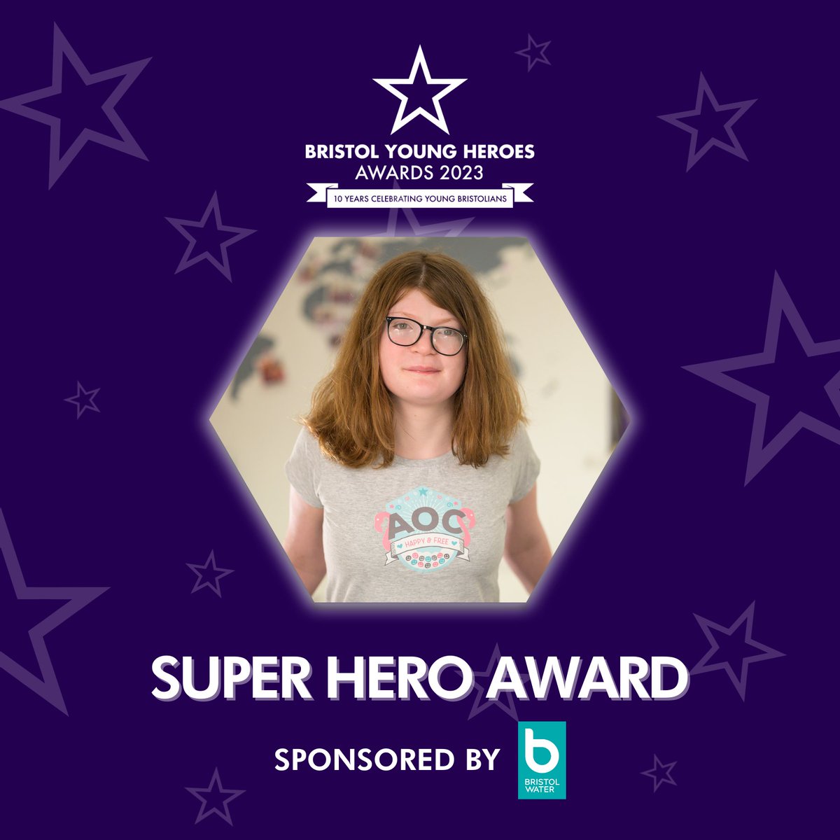 The Super Hero Award is for young person who has contributed to the community by volunteering their time freely, showing their commitment to a cause, and a willingness to go above and beyond to inspire and help others.

This award is sponsored by <a href="/BristolWater/">Bristol Water</a>

📸 @theStudioDuo