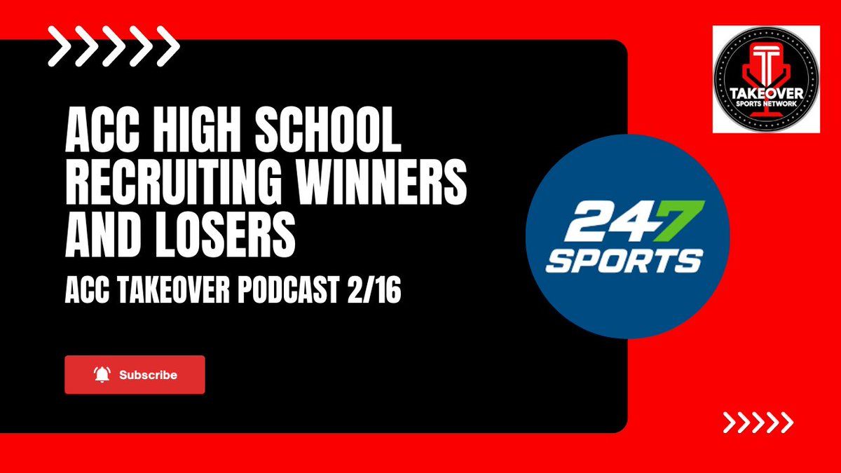 DanSiegel_'s tweet image. ACC football recruiting winners and losers:
- Significance of a Miami top 10 class
- Louisville showing positive signs
- The FSU transfer strategy
- Would like to see more from Cuse

📽️: youtube.com/watch?v=B3pfk6…