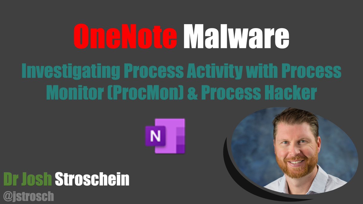 jstrosch's tweet image. In this video we&apos;ll explore #OneNote process activity using #procmon/Process Hacker. Then use #onedump to fully unravel the attack chain. We&apos;ll also investigate some anti-analysis in a .NET dropper and decrypt the final payload, which leads to #AsyncRat.

youtu.be/3MVu0s5ofxE