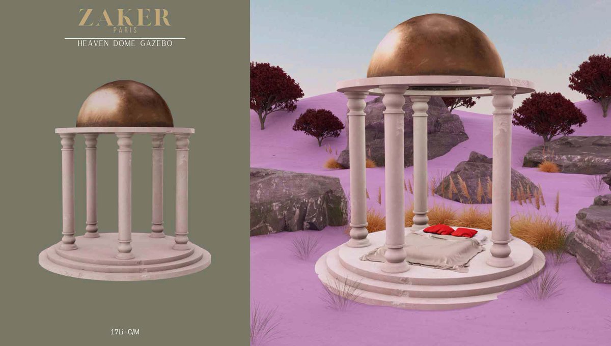 MediaSL1's tweet photo. ZAKER. Heaven dome gazebo – NEW DECOR
✔️ #Virtualworlds ✔️ #MediaSl ✔️ #Metaverse
⭐ join https://t.co/AaO41oZG17 Discord: https://t.co/S8R6eslRlT

#bestsecondlife #DECORsl #NewSL #NEWDECOR #newdecors #Paper #Secondlife #secondlifefashion #SL #slblogging

https://t.co/CKtTLl8n5w https://t.co/rNH718vQv4