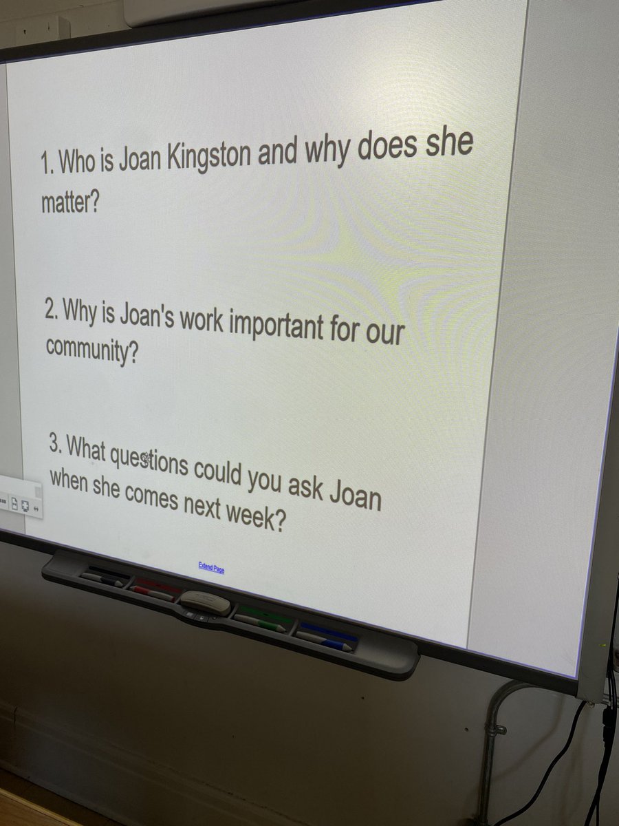 Getting ready for our visit from the fabulous <a href="/JoanKingston/">Joan Kingston</a> next week!