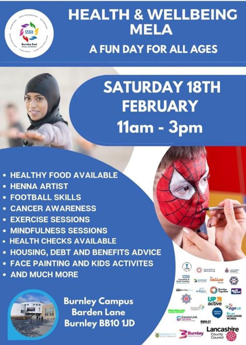 Peter Lumsden (@plumsden) on Twitter photo HEALTH MELA at Faith Centre, Barden Lane, Saturday. All welcome #BrilliantBurnley <a href="/UCLanBurnley/">UCLanBurnley</a> <a href="/campbellclaret/">ALASTAIR CAMPBELL</a> <a href="/BurnleyFC_Com/">Burnley FC in the Community</a> <a href="/BurnleyCollege/">Burnley College</a> @BpBurnley <a href="/BBPendle/">Building Bridges</a> <a href="/BurnleyExpress/">Burnley Express</a> <a href="/BurnleyYT/">BurnleyYouthTheatre</a> <a href="/bbburnley/">building bridges</a> <a href="/LancsMosque/">LCM</a> <a href="/ELHT_NHS/">East Lancashire Hospitals NHS Trust 💙</a> <a href="/UCLanMedicine/">UCLan School of Medicine</a> <a href="/drhmiles/">Helen Miles</a> @LSCFTCollege <a href="/SuzieSmith4033/">Suzie Smith💙</a> HEALTH MELA at Faith Centre, Barden Lane, Saturday. All welcome #BrilliantBurnley <a href="/UCLanBurnley/">UCLanBurnley</a> <a href="/campbellclaret/">ALASTAIR CAMPBELL</a> <a href="/BurnleyFC_Com/">Burnley FC in the Community</a> <a href="/BurnleyCollege/">Burnley College</a> @BpBurnley <a href="/BBPendle/">Building Bridges</a> <a href="/BurnleyExpress/">Burnley Express</a> <a href="/BurnleyYT/">BurnleyYouthTheatre</a> <a href="/bbburnley/">building bridges</a> <a href="/LancsMosque/">LCM</a> <a href="/ELHT_NHS/">East Lancashire Hospitals NHS Trust 💙</a> <a href="/UCLanMedicine/">UCLan School of Medicine</a> <a href="/drhmiles/">Helen Miles</a> @LSCFTCollege <a href="/SuzieSmith4033/">Suzie Smith💙</a>