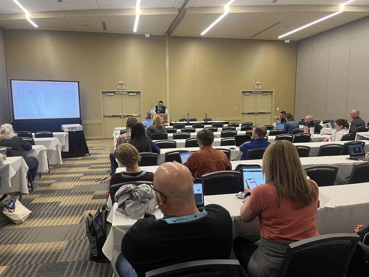 Great presentation by ⁦<a href="/DadDoesTech/">Dad Does Tech</a>⁩  on Google Sheets! #OETC23