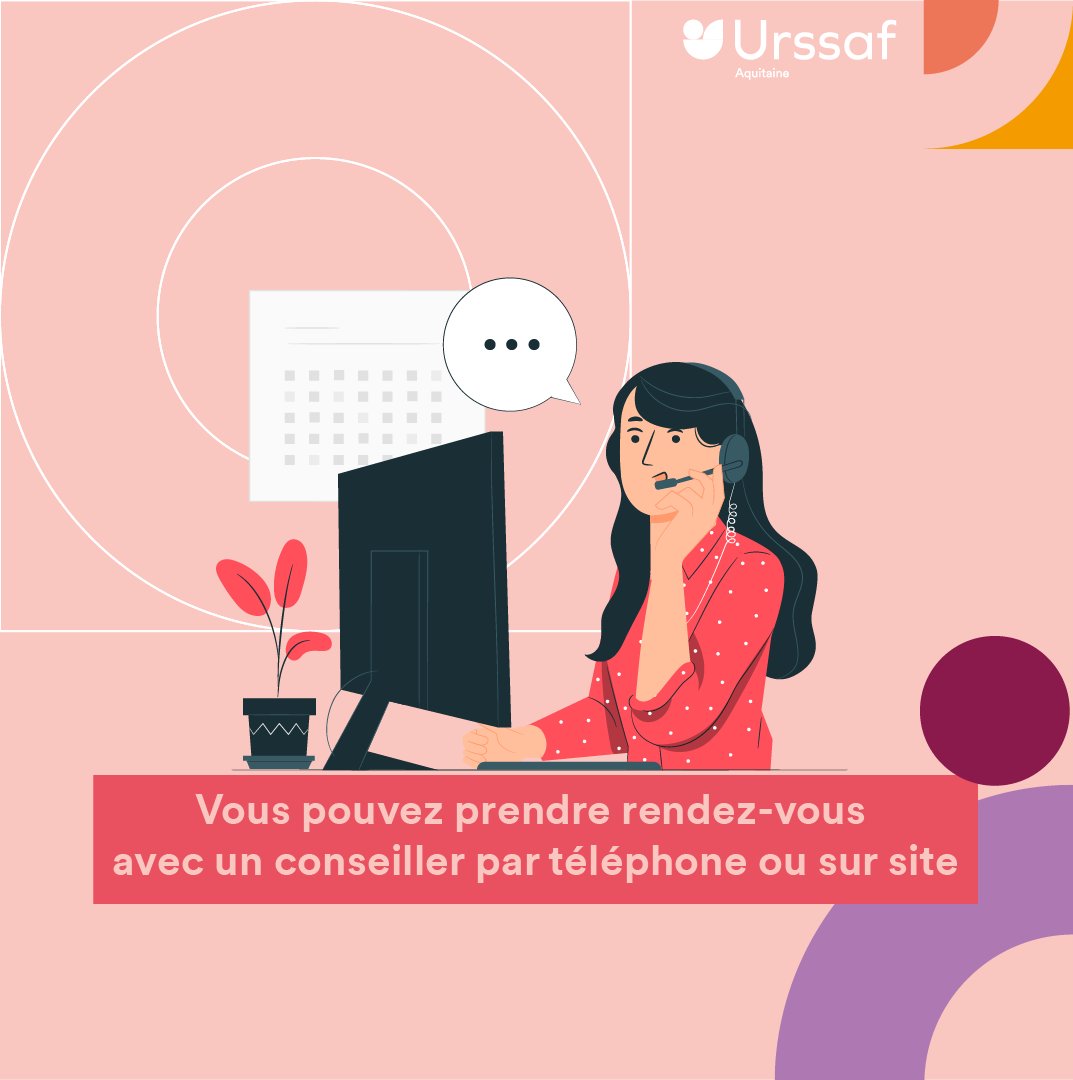 UrssafAquitaine's tweet photo. 👍Merci de suivre notre fil !
#ServicePublicPlus Saviez-vous que l'@UrssafAquitaine vous #accompagne en #rdv personnalisé sur le site de votre choix ou par téléphone ?
➡ Pour nous contacter : https://t.co/eUBRTNVmi2 https://t.co/h6HQp1nNmB