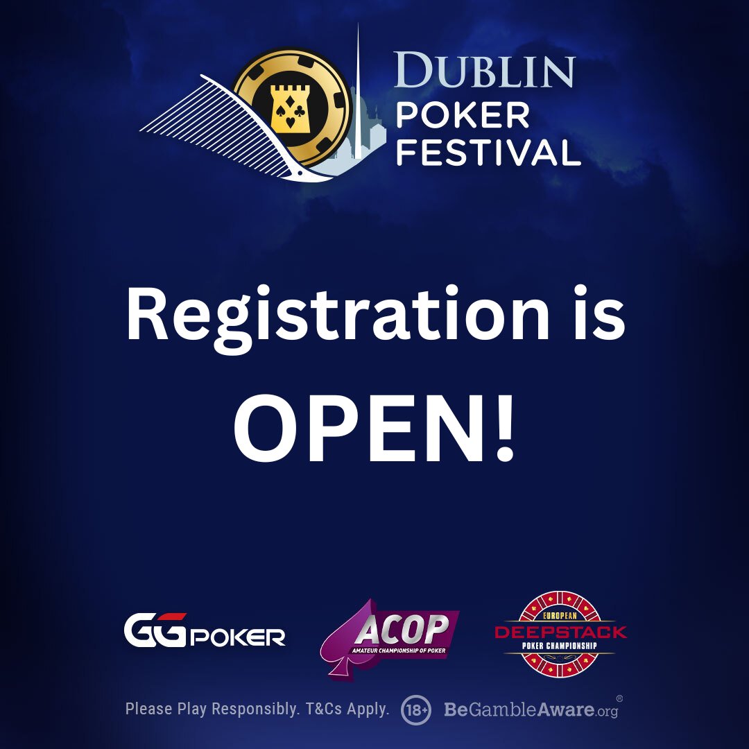 Registration for the ACOP is OPEN! Day 1A of the €300 Main Event starts at 16:00, with a €100k guarantee! 

Head to the Cashier desk to process your buy-in!