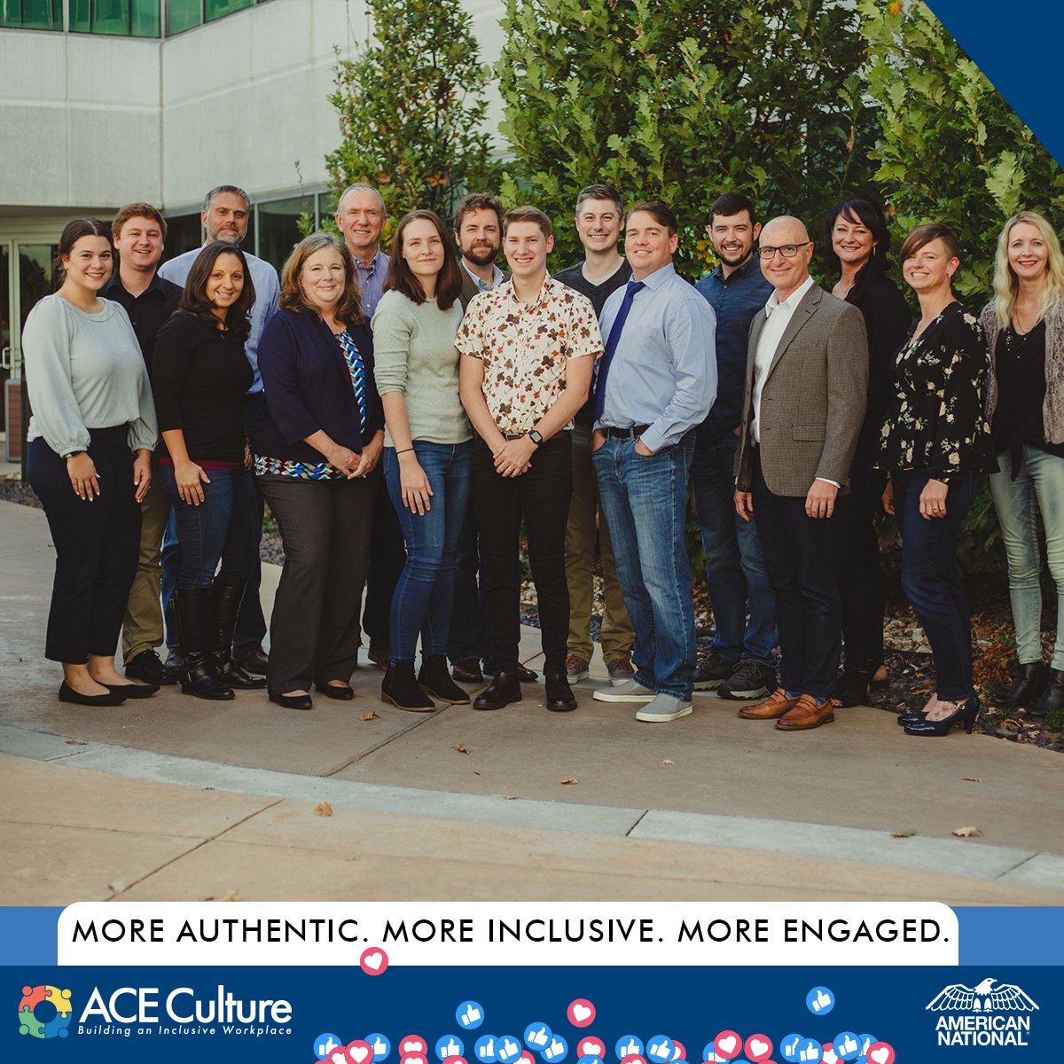 AmNatlCorporate's tweet photo. What makes American National an industry leader in workplace culture? We're powered by our people. One of our high-performing culture teams is Client Experience. #ACECulture #WeAreAmericanNational https://t.co/C1aMIj9PAf