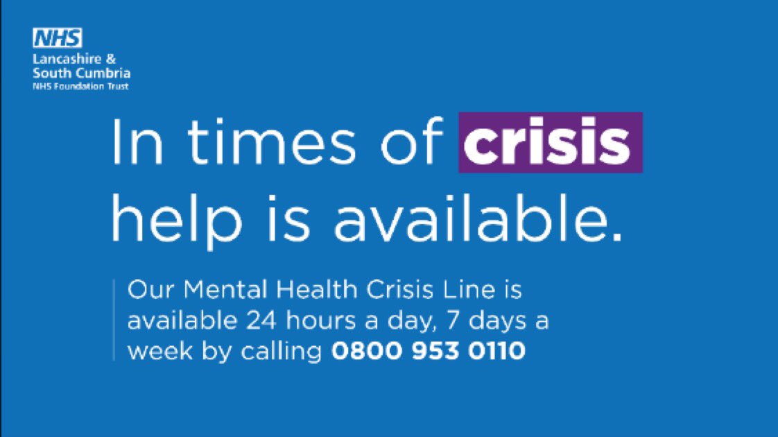 Bay Health and Care Partners (@morecambebhcp) on Twitter photo It’s common to feel stressed during the winter period, however if you are reaching crisis point help is available. Simply call the <a href="/WeAreLSCFT/">Lancashire & South Cumbria NHS Foundation Trust</a> helpline on 0800 953 0110 24 hours a day, 7 days a week. It’s common to feel stressed during the winter period, however if you are reaching crisis point help is available. Simply call the <a href="/WeAreLSCFT/">Lancashire & South Cumbria NHS Foundation Trust</a> helpline on 0800 953 0110 24 hours a day, 7 days a week.