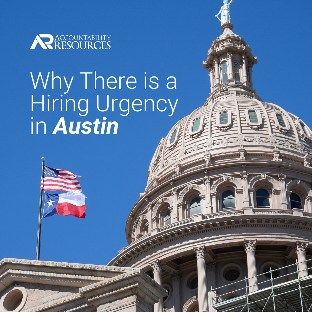 There are urgent hiring needs in Austin's growing job market. Find out what this means for you: bit.ly/3JF8Kch  

#AccountabilityResources #Accounting #Finance #Recruiting #Austin #Recruiters #Staffing #StaffingSolutions #Contract #JobSearch #TX #Blog #OnTheBlog