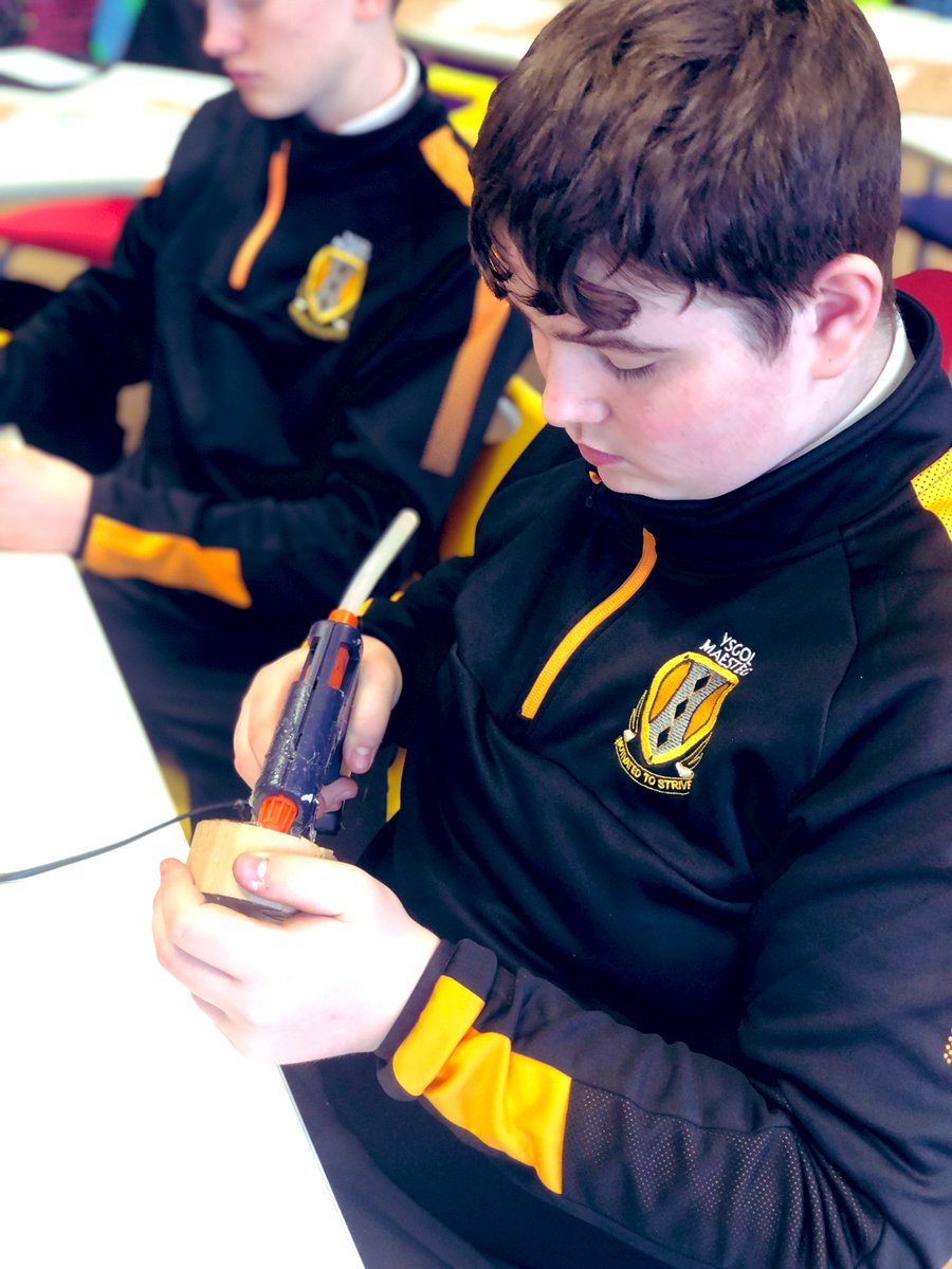 Outstanding work by Yr10 3D Design today. They’ve been exploring the use of cardboard for prototyping &amp; made the most amazing cameras 📷 <a href="/MaestegSchool/">Maesteg School</a> #3DProduct