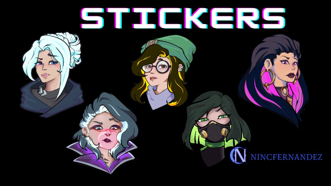 We're going a school charity event and I'm selling stickers there :3