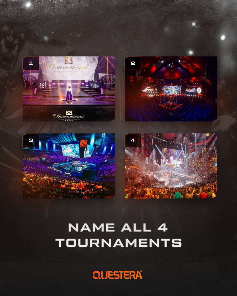 Can you identify the four editions of #TheInternational just by looking at pictures of the arenas where these #Dota2 tournaments took place? 🤔🎮

 #gaming #esports