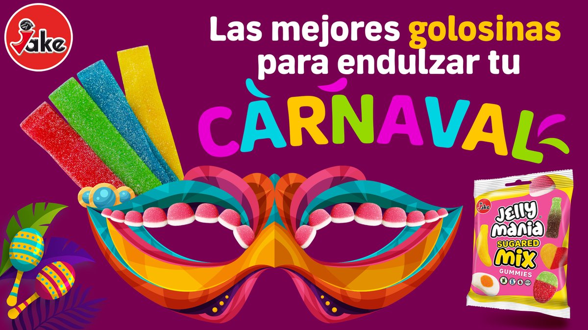 Nuestros surtidos Mixed os darán la diversidad de sabores que necesitáis en cada momento. ¡Las mejores golosinas para endulzar el #Carnaval ! #Carnaval2023 #golosinas #gominolas #caramelos #jake #jellymania #mixed #diversion #calidad