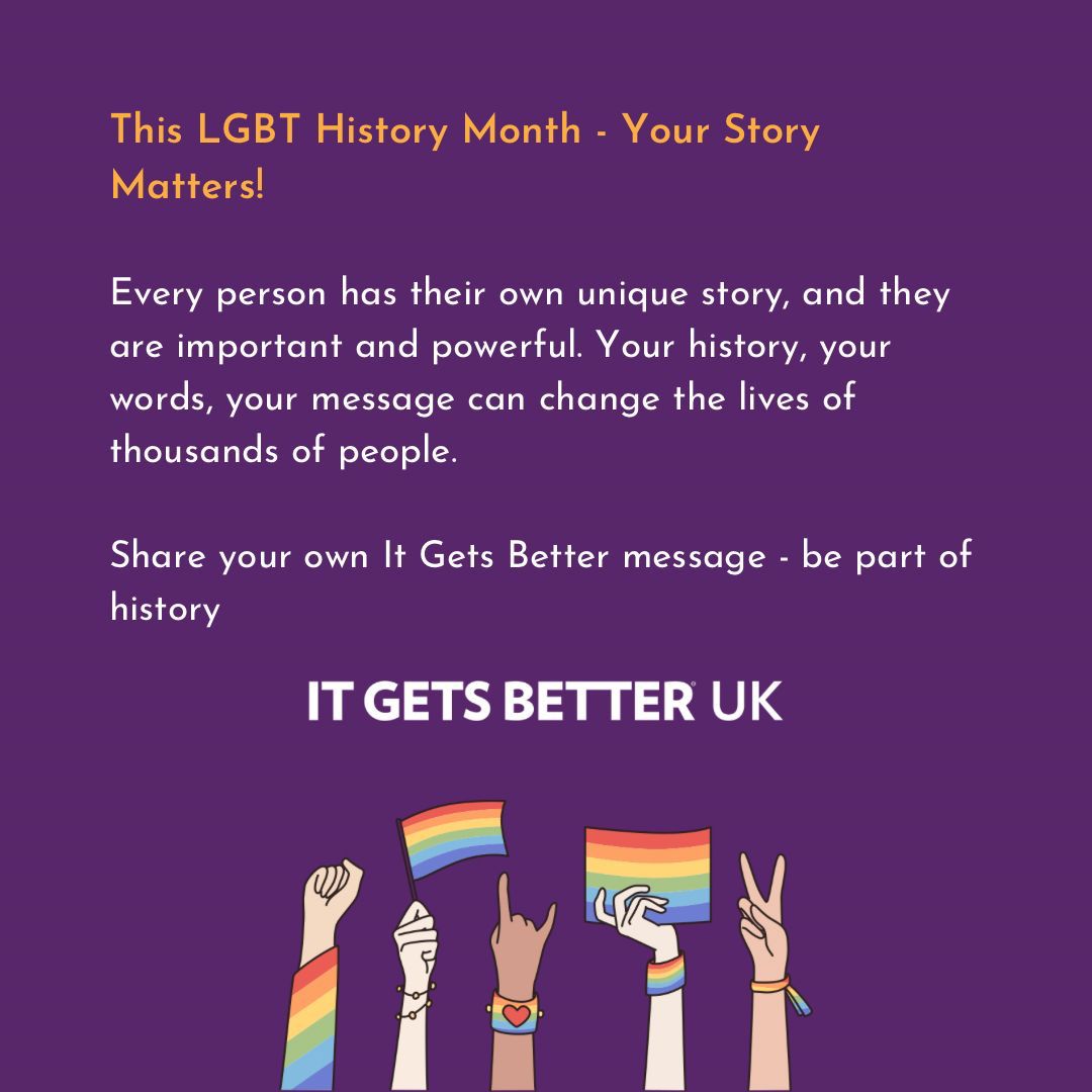 itgetsbetteruk's tweet photo. Want to share your story? It could change the lives of thousands of people!🏳️‍🌈🏳️‍⚧️ #yourstorymatters #itgetsbetterproject https://t.co/Gxp6UB3svq https://t.co/nPsOVi6dex