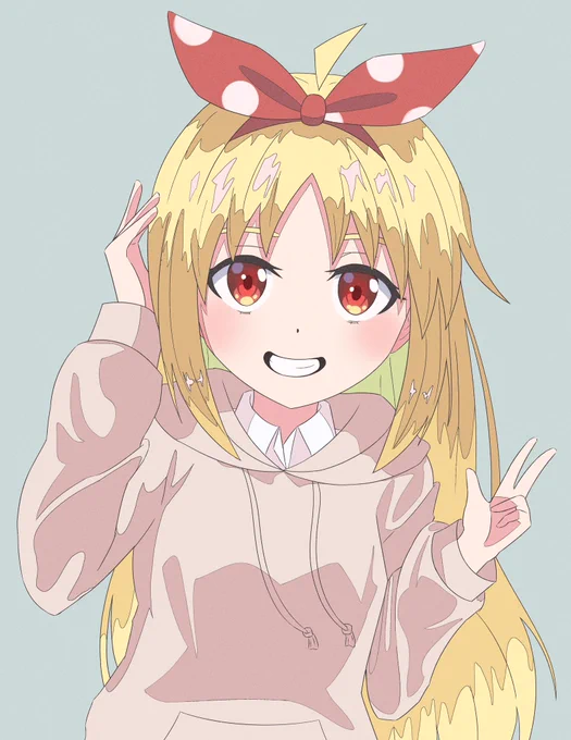 #初投稿の絵と今の絵を比べる ←2021 3月 →2023 1月 作品は違えど同じ正面絵のピースだったので()