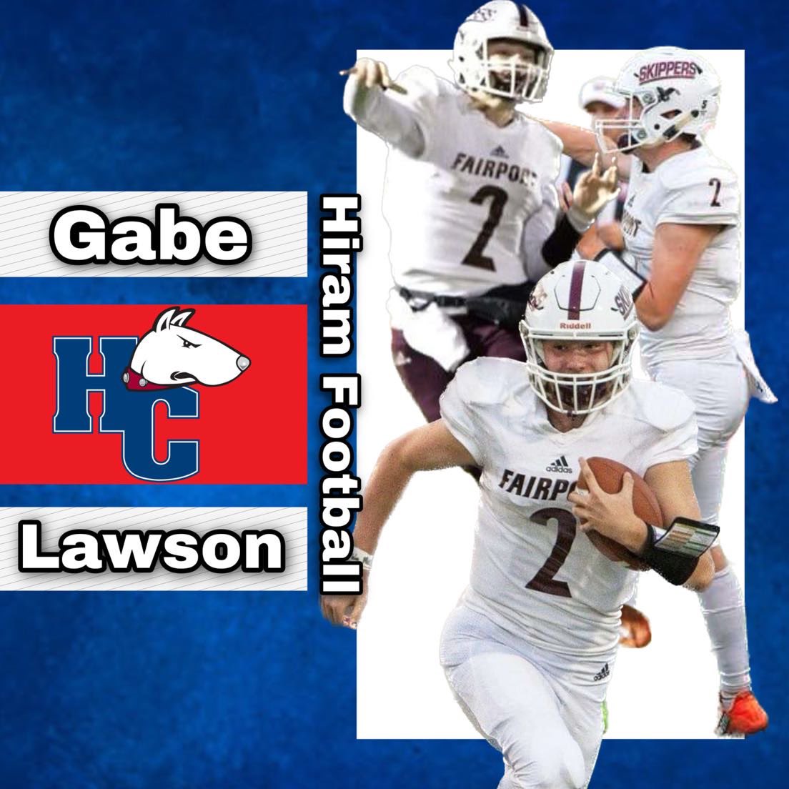 gabelawson23's tweet photo. I would like to announce I’m committing to Hiram to further my education and football career! I wanna thank god, my family, and my coaches. Thank you everyone who supported me and thank you coach Mro for the opportunity. GO TERRIERS!! @Hiram_Football @Coach_Mro https://t.co/bOC4GKfc9i
