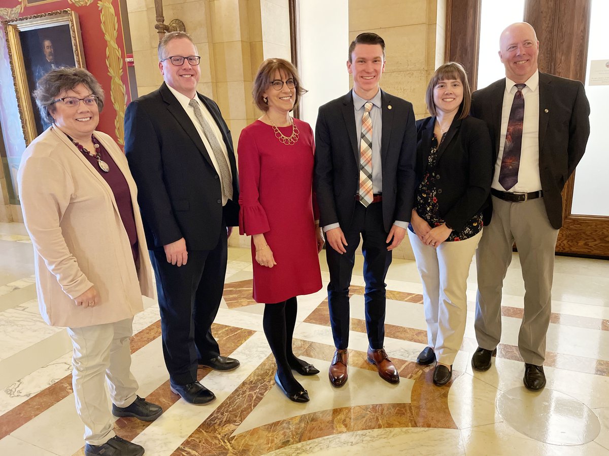 AMSD (@amsdmn) on Twitter photo Testifiers <a href="/kristilpeterson/">Kristi Peterson</a>, <a href="/jholmberg1/">Jeff Holmberg</a>, and others, with HF439 author Rep. Matt Norris, proposing a 5% #education funding formula increase in FY24&25 and then linking to inflation. Thank you <a href="/MNfromMN/">Rep. Matt Norris</a> for sponsoring this important #mnleg bill! #fundourschools Testifiers <a href="/kristilpeterson/">Kristi Peterson</a>, <a href="/jholmberg1/">Jeff Holmberg</a>, and others, with HF439 author Rep. Matt Norris, proposing a 5% #education funding formula increase in FY24&25 and then linking to inflation. Thank you <a href="/MNfromMN/">Rep. Matt Norris</a> for sponsoring this important #mnleg bill! #fundourschools