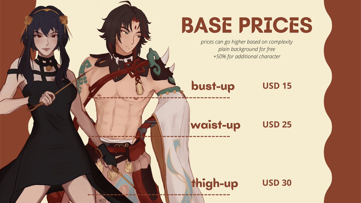 nocti ; art comms open tweet media