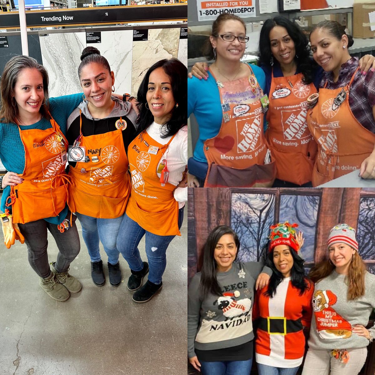 Happy 25th anniversary to my ladies and myself! 25 years and we look better than ever ❤️ @MsMaddyMad and Emma 🥰 #25yrsofservice #25years @HomeDepot #HappyAnniversary