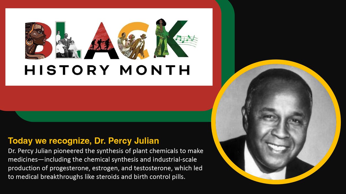 SutroBio's tweet photo. Sutro honors #BlackHistoryMonth and collaborated with @IAmBiotech in highlighting the accomplishments of Black honorees in the field of science and biotechnology. Today, we recognize 
Dr. Percy Julian. To learn more, https://t.co/KJfPsFIxF8
#GoodDayBio #SutroBio #biotech $STRO https://t.co/E4S3THBv8V