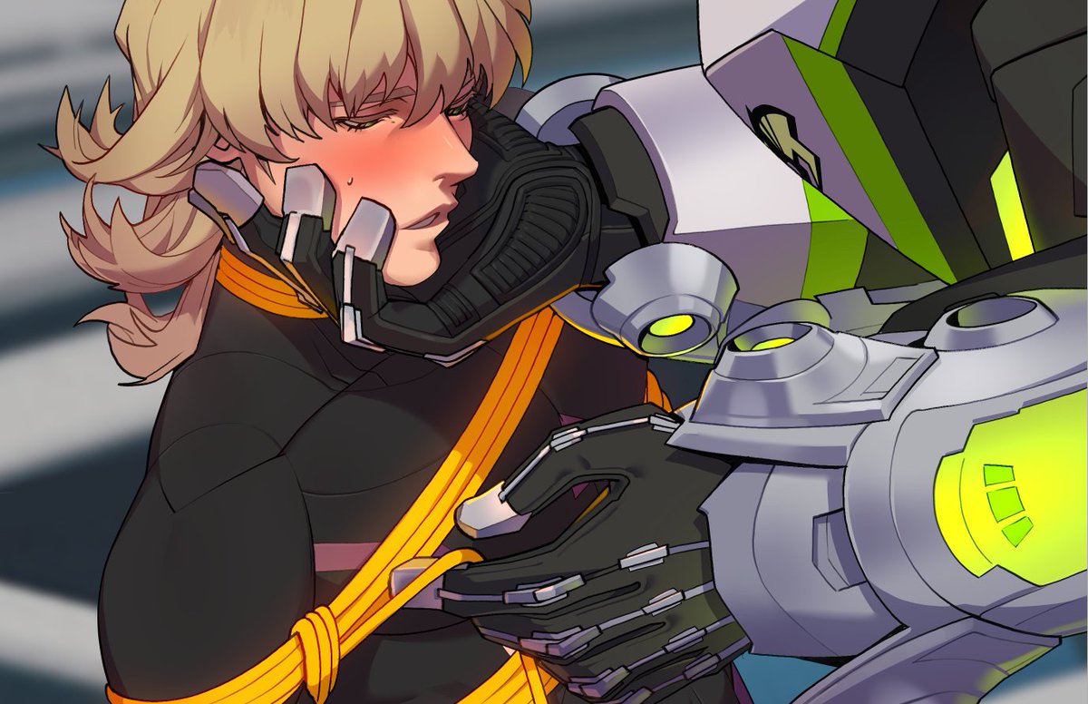 Vidrith's tweet photo. It's done but I cropped it because after spending a bunch of hours on it the anatomy in some parts looked a ilttle janky 😭#taibani #tigerandbunny 🐯🐰 https://t.co/uwv5eaKcat