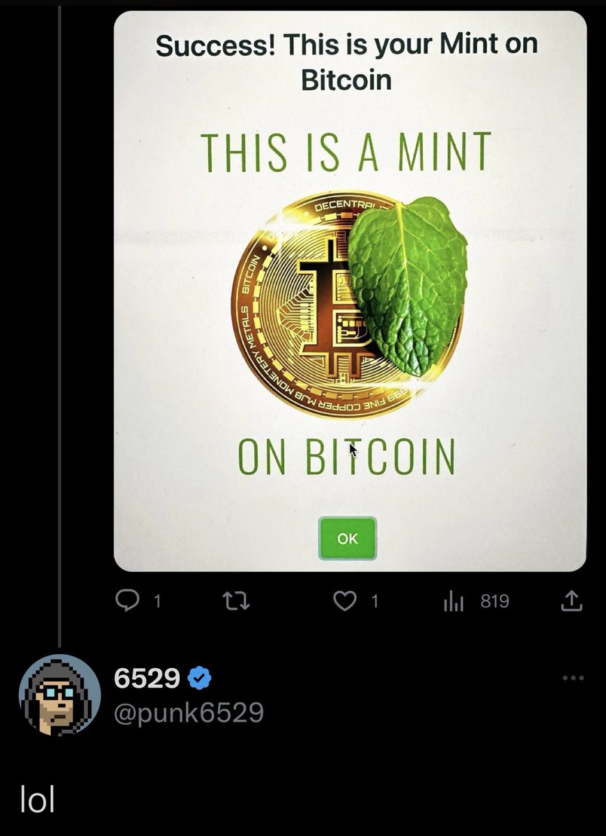 nullinger's tweet photo. Life goal achieved, made @punk6529 laugh.💚🤩 https://t.co/adaRUqiZd4