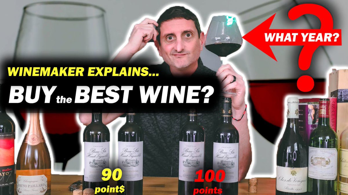 HOW MUCH... the VINTAGE matters in French #Wine? Tasting Vintages of #Bordeaux to Find out! (SAME WINE: From 89 points to 94) Watch-> youtu.be/mGyNDjGf308 (New Video) ❤🍷🍷❤