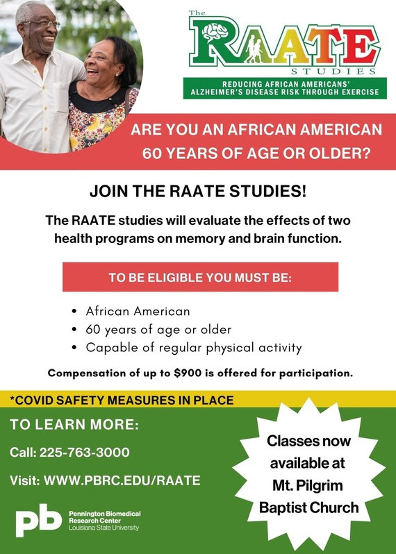 BakerCommerce's tweet image. 2nd Annual Senior Black American Free Health Fair Scheduled for Saturday, March 25, 2023 at the Pennington Biomedical Research Center Conference Building