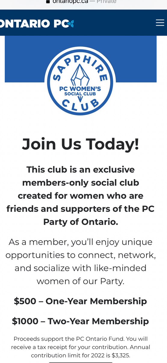 cm93967811's tweet photo. @JillDunlop1 @MagnaInt Much more interested in how your government decides to hand out ‘provincial appointments’. 👀
Is membership ($1000) in the exclusive Sapphire Club a smart way for Con supporters to secure a sweet gig? The Allen family seems to have secured TWO.
#FordFail #PayToPlay #ConGrift 🤑 https://t.co/gcHdbwHBPp