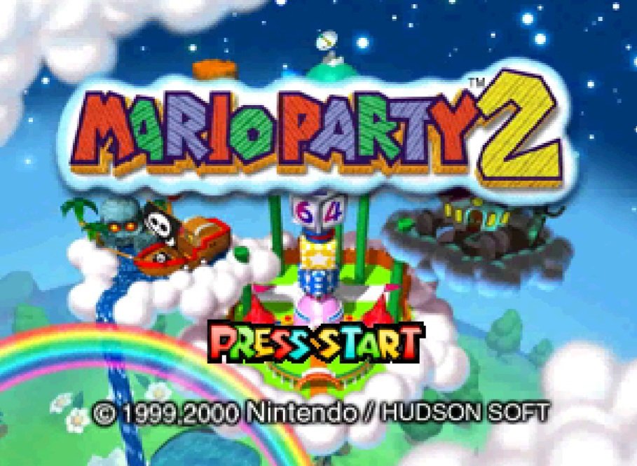 MouraBros's tweet photo. Title Screen Thursday
Mario Party 2
#titlescreenthursday #Nintendo #marioparty2 #nintendo64 #n64 #supermario #luigi #princesspeach #yoshi #Bowser #donkeykong #marioparty #partygames #partygame https://t.co/6vDcX4Sm9j